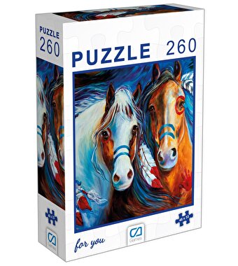 Atlar Puzzle 260 Parça