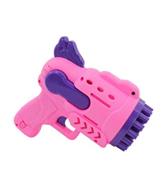 Pi̇lli̇ Işıklı Köpük Atan Pembe Tabanca