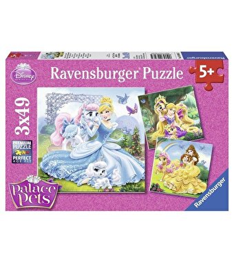 Ravensburger Puzzle 3x49 Parça Belle Cindirella Rapunzel