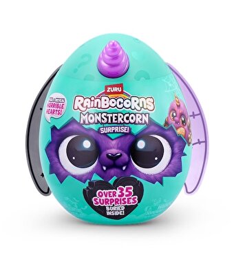 Rainbocorns Monstercorn Sürpriz Peluş Mor Boynuz