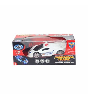 Uzaktan Kumandalı 4 Fonksiyonlu Jandarma Aracı Beyaz