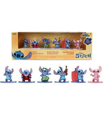 Jada Stitch Nano 6'lı Diorama Figür Paketi