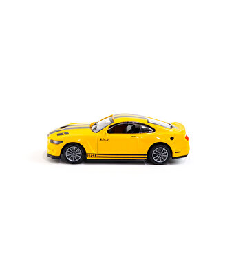 1:36 Ölçekli Die-Cast Sarı Spor Araba