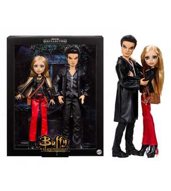 Monster High Skullector Buffy the Vampire Slayer Buffy ve Angel 2'li Bebek Seti JLL00