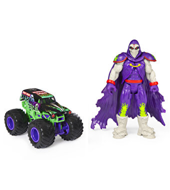 Monster Jam 1:64 Ölçekli Canavar Kamyon ve Mezarcı Grim