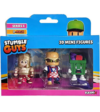 Stumble Guys 3'lü Mini Figür S4 Set 2
