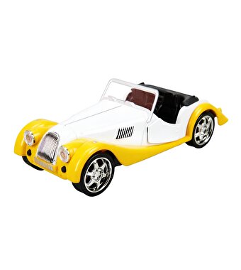 Sesli Işıklı Metal Çek Bırak Vintage Klasik Sarı Beyaz