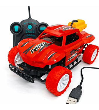 Uzaktan Kumandalı Full Fonksiyon Şarjlı Duman Atan Jeep Araba