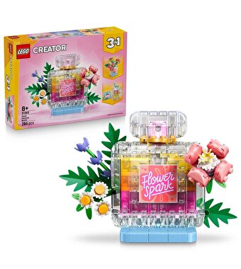 LEGO Creator 3’ü 1 Arada Çiçekli Dekoratif Parfüm Şişesi 31383