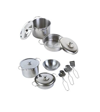 Metal Yemek Tencere Tava Seti 8 Parça