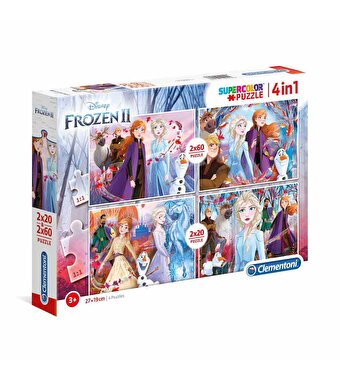 Clementoni Frozen 2 Puzzle 2x20 + 2x60 Parça