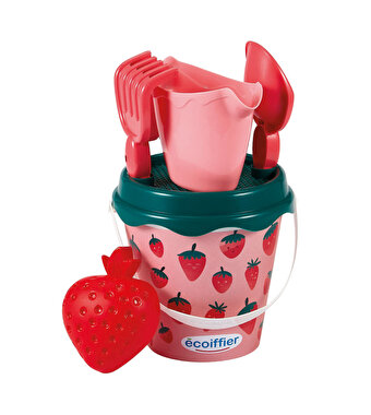 Ecoiffier Çilek Desenli Kum Kova Seti