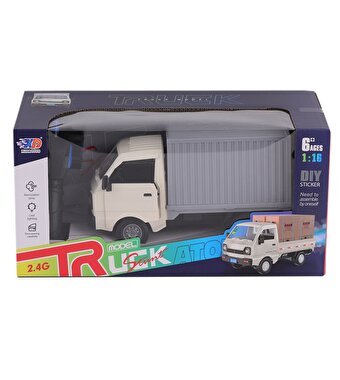 Şarjlı Kumandalı Duman Atan Kamyon Beyaz