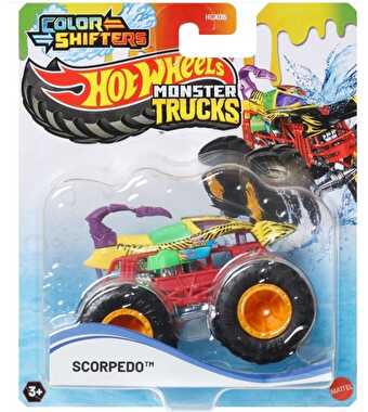 Hot Wheels Monster Trucks Renk Değiştiren Araçlar Scorpedo JDV88
