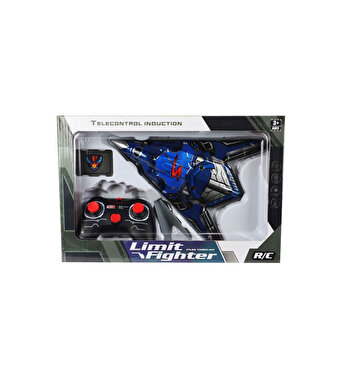 Rc Sesli ve Müzikli Jet Mavi