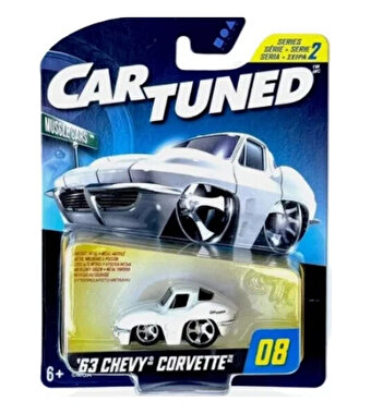 CarTuned JDM Seri 2 Arabalar 63 Chevy Corvette Beyaz