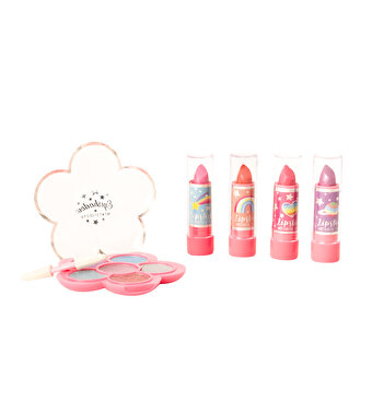 Hot Focus Rainbow Parıltılı Far ve Ruj Seti