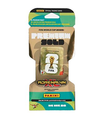 FIFA World Cup 2026 Adrenalyn XL Premium Gold Kart