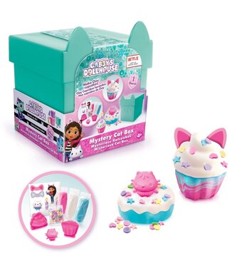 Gabby's Dollhouse Gi̇zemli̇ Kedi̇ Kutusu Make Clay Cupcakes