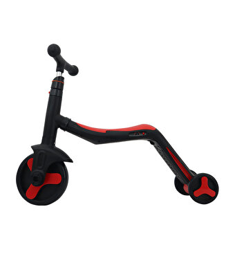 Hattrick Pedallı Scooter Kırmızı Siyah SCS160