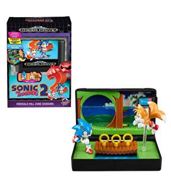 Console Heroes Sonic the Hedgehog 2 Emerald Hill Zone Koleksiyon Dioraması