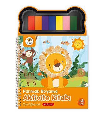 Lino Parmak Boyama Aktivite Kitabı Animal