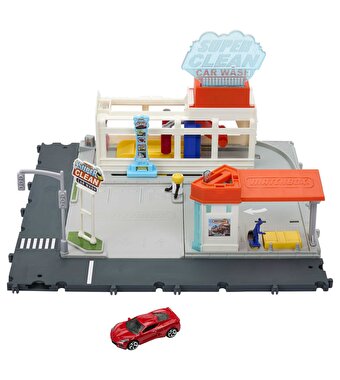 Matchbox Aksiyon Sürücüleri Süper Oto Yıkama Oyun Seti
