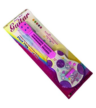 Pilli Müzikli Gitar 626B-2 Pembe