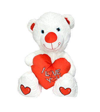 Kalpli I Love You Ayıcık Kırmızı