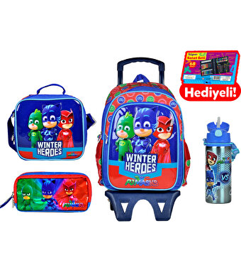 PijaMaskeliler Okul Anaokulu Çek Çek Çantası Seti 95764