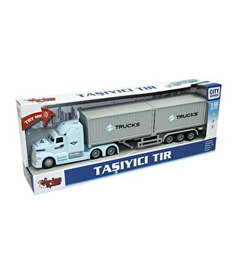 1:50 Ölçekli Sesli Işıklı Konteyner Taşıyan Tır