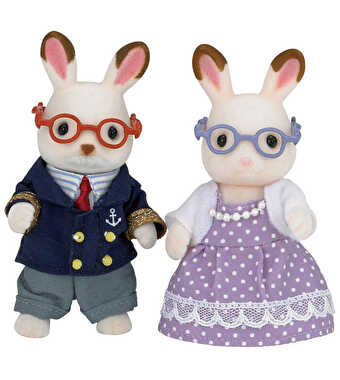 Sylvanian Families Çikolata Kulaklı Büyükanne ve Büyükbaba Seti