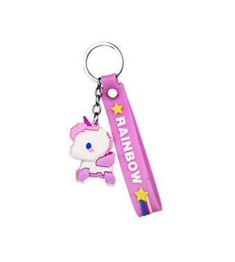 Giftpoint Animal Rainbow Unicorn Pembe Anahtarlık