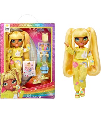 Rainbow High Jr. High Pijama Partisi Bebeği Sunny Madison