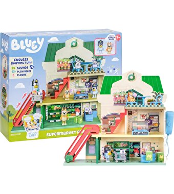 Bluey Yürüyen Merdivenli Süpermarket Oyun Seti