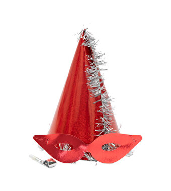 Yılbaşı Şapkası Katyon Set