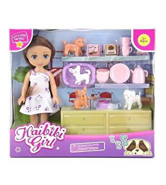 Yemek Setli Mini Köpek Bakıcısı Kaibibi Bebek