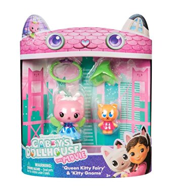 Gabby’s Dollhouse 2’li Figür Paketi Queen Kitty Fairy ve Kitty Gnome