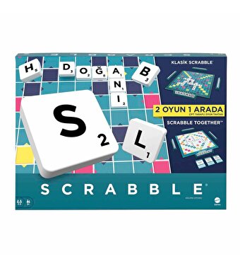 Scrabble Classic 2'si 1 Arada Türkçe HXV98