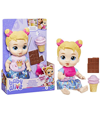 Baby Alive Tatlı Atıştırmalıklar Harper Sarılma Bebeği G1449