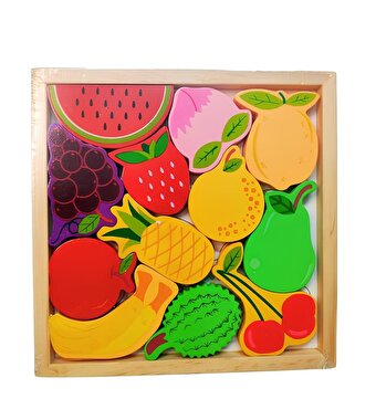 Ahşap 3D Yapboz Puzzle Sebzeler