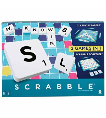 Scrabble Classic 2'si 1 Arada İngilizce HWD43
