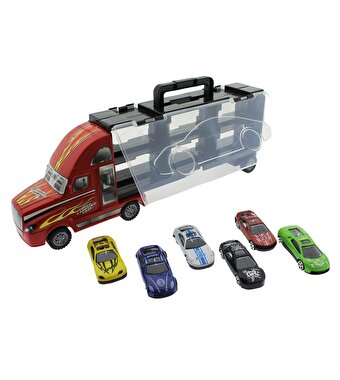 Taşınabilir Die Cast Metal Araçlı Kamyon LH500