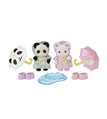 Sylvanian Families Anaokulu Arkadaşları Yağmurlu Gün İkilisi