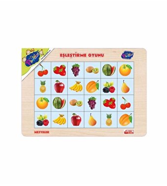 Ahşap Eğitici Eşleştirme Oyunu Karışık