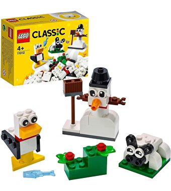 LEGO Classic Yaratıcı Beyaz Yapım Parçaları 11012