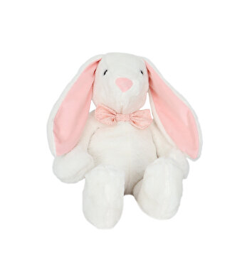 Papyonlu Uzun Kulak Tavşan Ekru 60 Cm