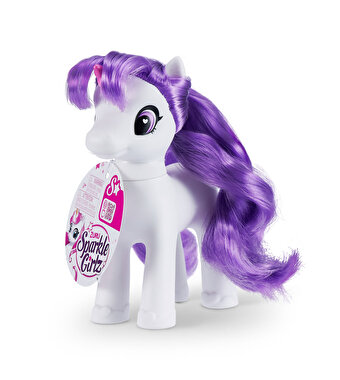 Sparkle Girlz Bebek Unicorn 100369 Mor Saçlı Beyaz Unicorn