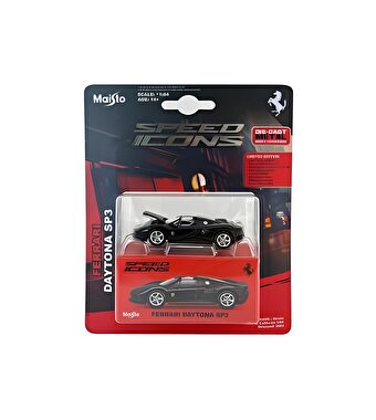 1:64 Speed Icons Koleksiyon Araçlar Ferrari Daytona SP3 Siyah