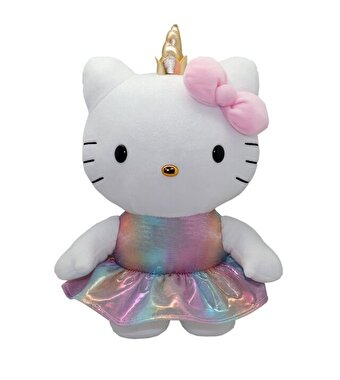 Hello Kitty Unicorn Kostümlü Peluş
